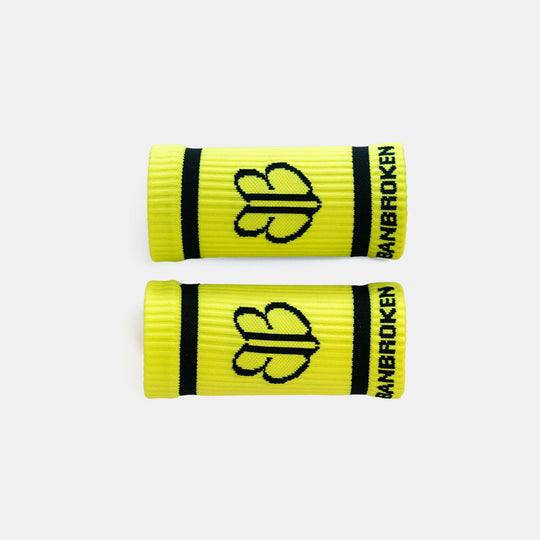 Yellow Neon Elastic Wristbands