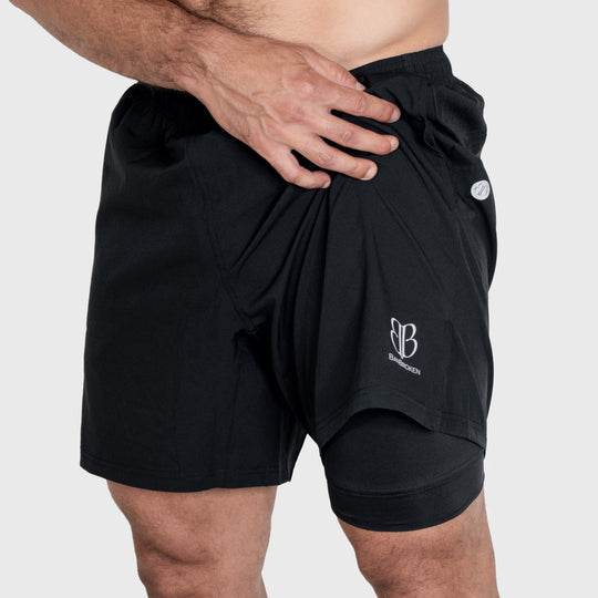 HIT SHORT 2-in-1 BLACK